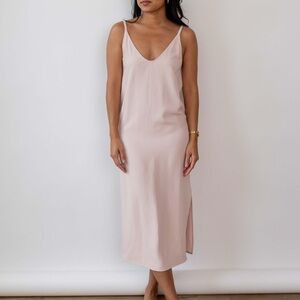 Everlane Blush Pink Midi Dress